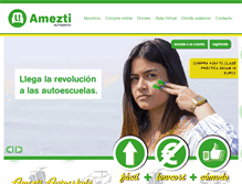 Tablet Screenshot of ameztiautoeskola.com